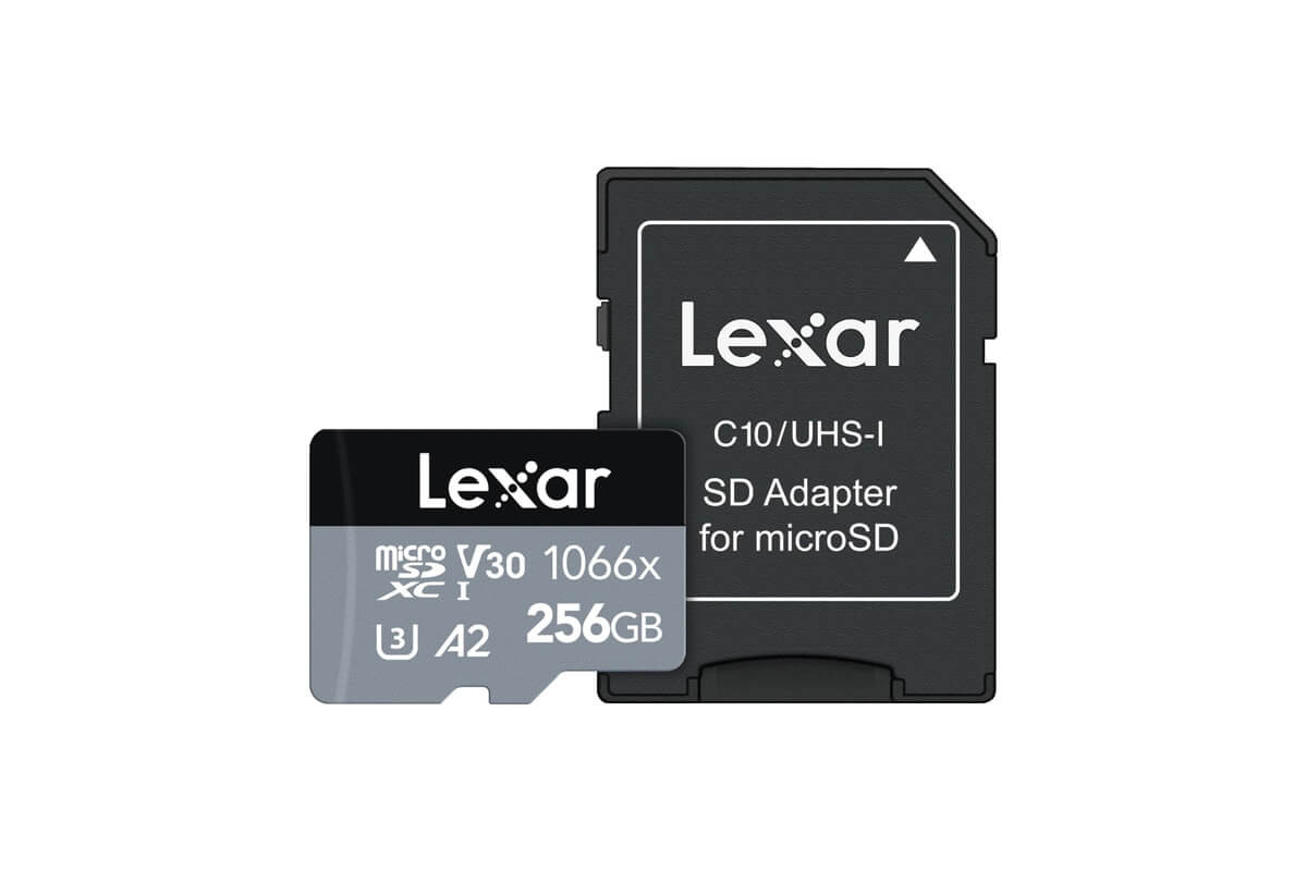 Lexar Professional 1066x 256GB U3 A2 V30 microSDXC